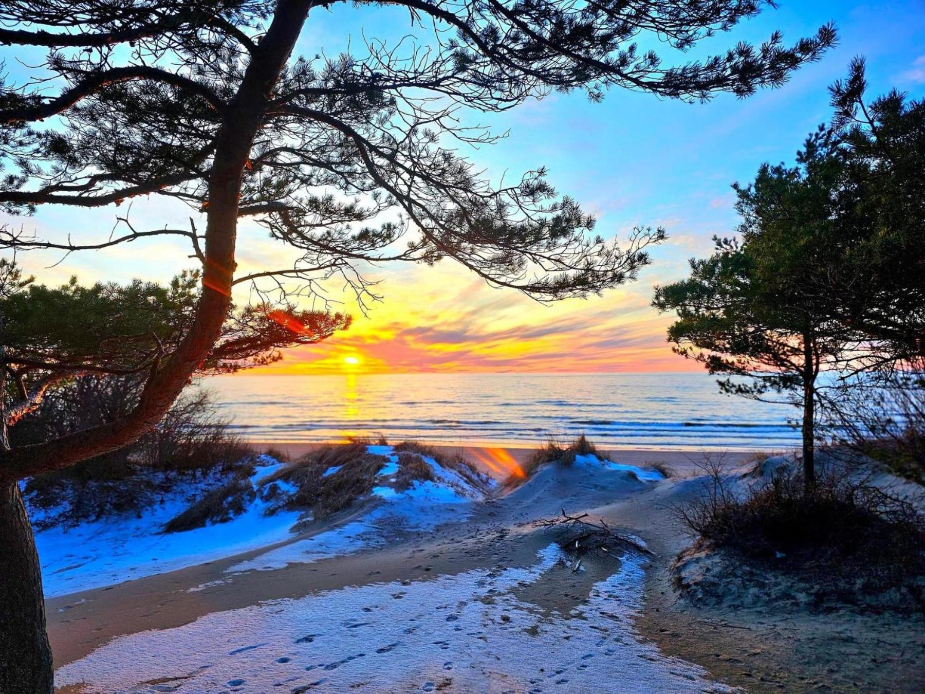 Zalia Kopa Apartamento Palanga Exterior foto